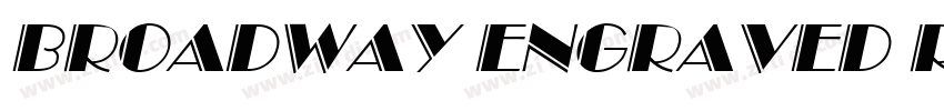 Broadway Engraved Re字体转换